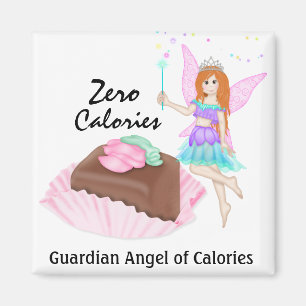 Guardian Angel of Calories by SRF Magnet