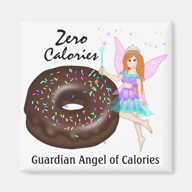 Guardian Angel of Calories by SRF Magnet (Front)