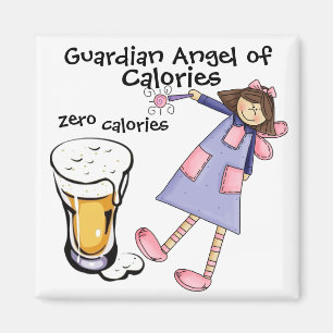 Guardian Angel of Calories by SRF Magnet