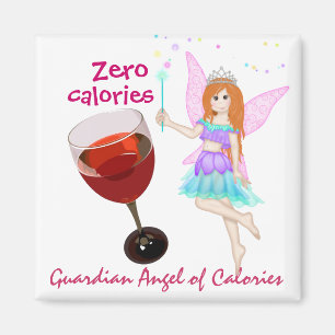 Guardian Angel of Calories by SRF Magnet