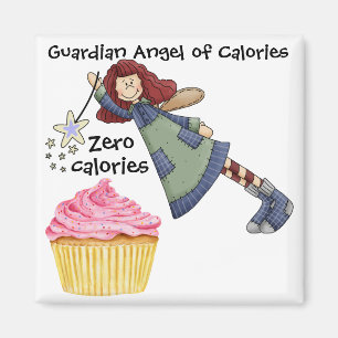 Guardian Angel of Calories by SRF Magnet