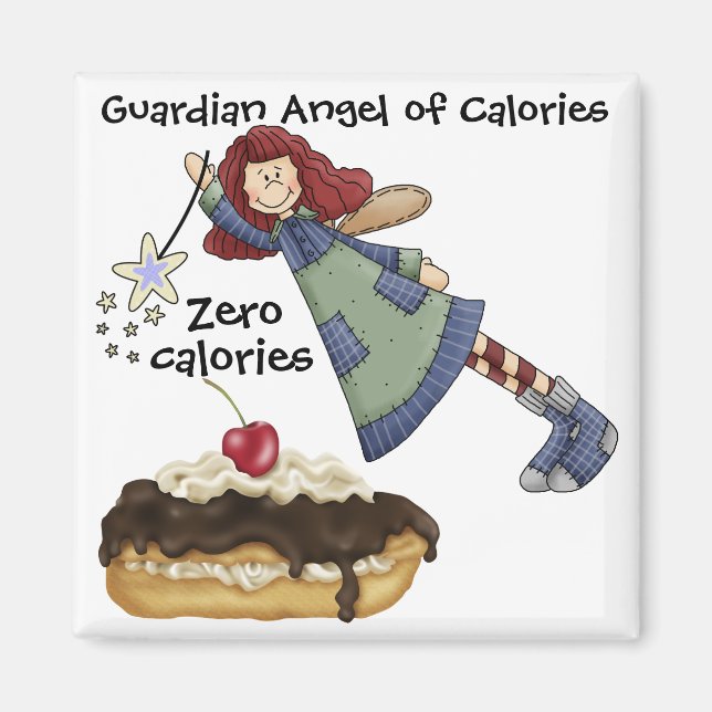 Guardian Angel of Calories by SRF Magnet (Front)
