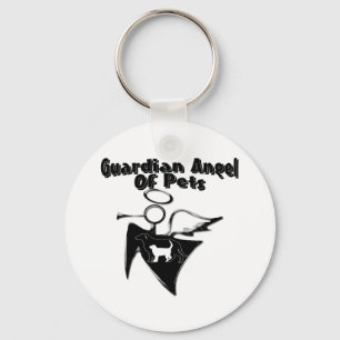 Guardian Angel Of Pets Key Ring