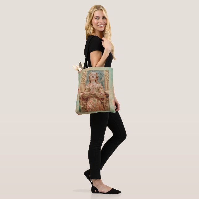 Guardian Angel painting Tote Bag (On Model)