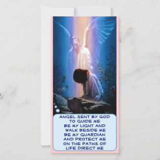 Guardian Angel photo card