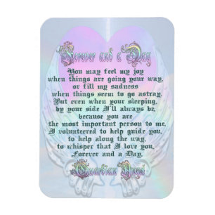 Guardian Angel Poem Magnet