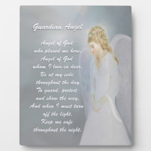 Guardian Angel Poem Plaque
