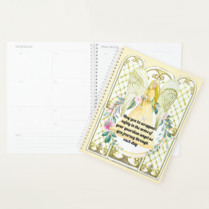 Guardian angel poem to daughter from mother peach planner