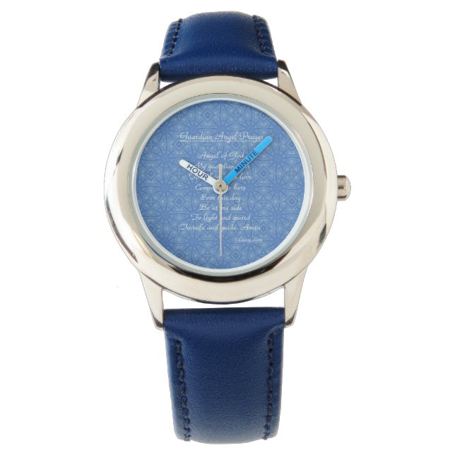 Guardian Angel Prayer Blue Watch (Front)