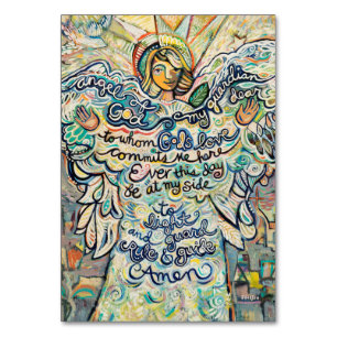 Guardian Angel prayer card