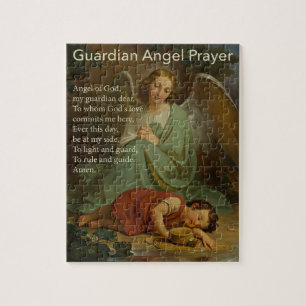 Guardian Angel Prayer for Boys Puzzle
