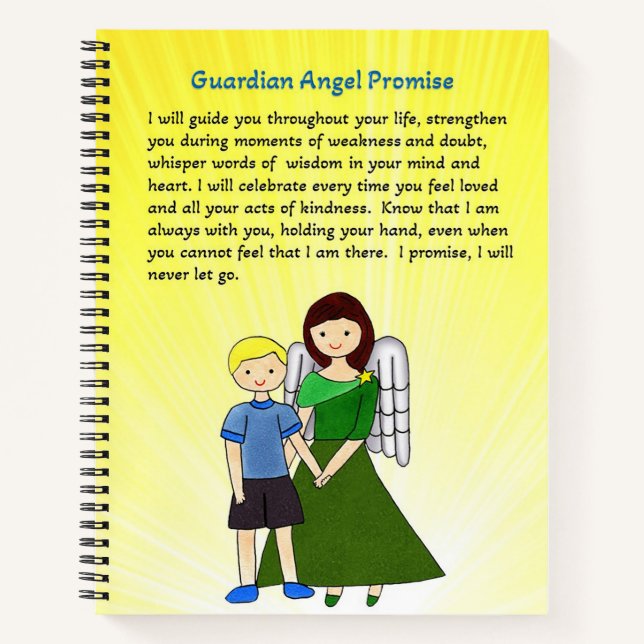 Guardian Angel Prayer Notebook (Front)