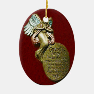 Guardian Angel prayer Ornament