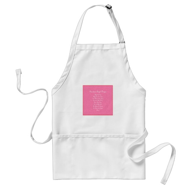 Guardian Angel Prayer Pink  Standard Apron (Front)