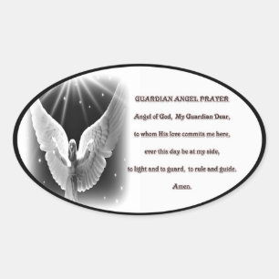 Guardian Angel prayer Sticker