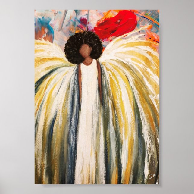 Guardian Angel Premium Canvas Poster (5x7) (Front)
