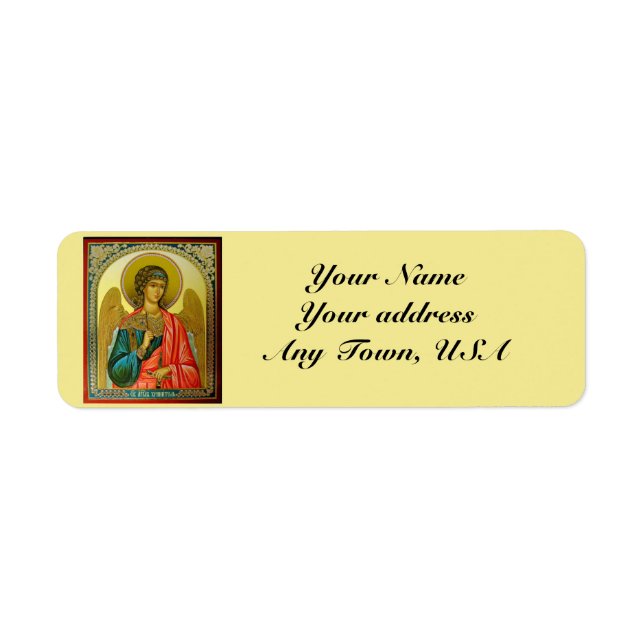 Guardian Angel Return Address Labels (Front)