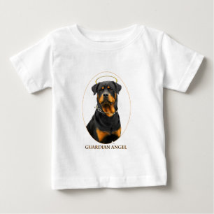 guardian angel rottweiler halo baby T-Shirt