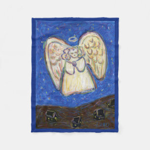 Guardian Angel Soft Fleece Custom Baby Blankets