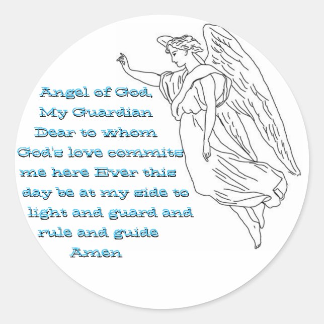 Guardian Angel stickers (Front)