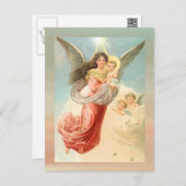 Guardian Angel with Children Postcard (Front/Back)