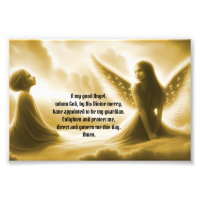 Guardian Angel with Prayer