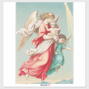Guardian Angels Carrying A Child Ethereal Art