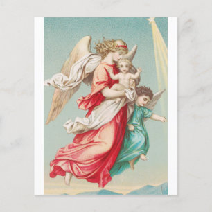 Guardian Angels Carrying A Child Ethereal Art