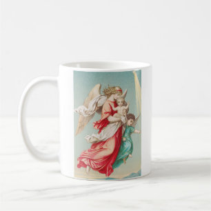 Guardian Angels Carrying A Child Ethereal Art Coffee Mug