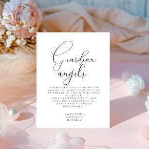 Guardian Angels  In Loving Memory Wedding Sign