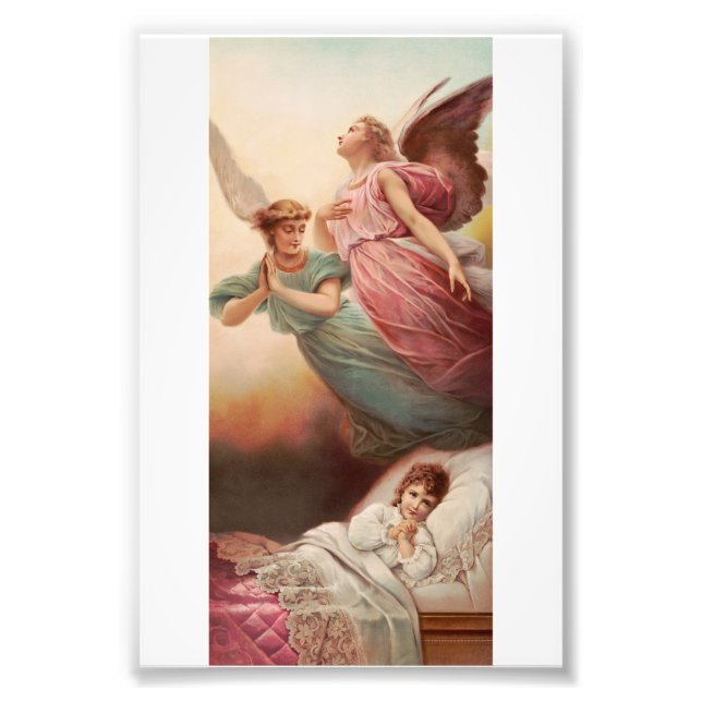 Guardian angels with child photo print (Front)
