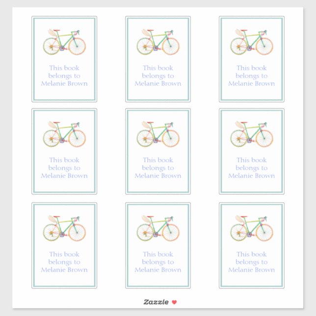 Guardian Bike Bookplate (Sheet)