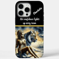 Guardian by the river with a tiger