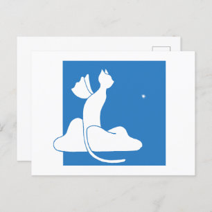 Guardian Cat Postcard