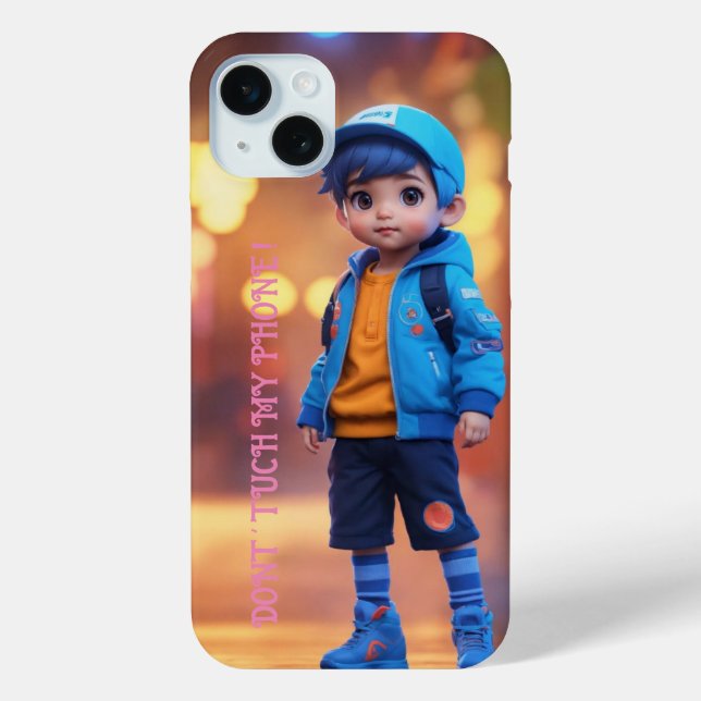 : "Guardian Chibi: 4D Animated Cute Boy Phone Cove Case-Mate iPhone Case (Back)