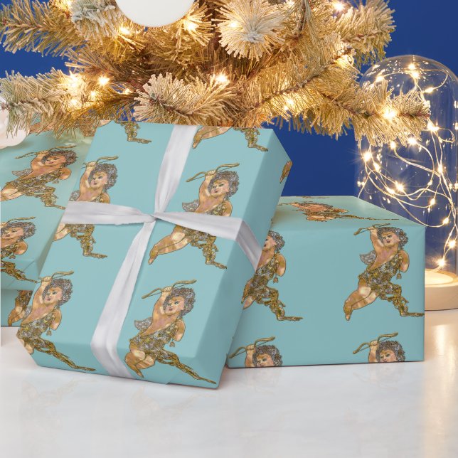 Guardian Christmas Angel Wrapping Paper (Holidays)