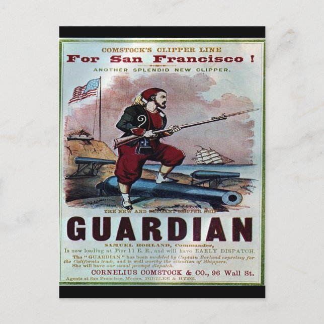 Guardian Clipper Sailing  Postcard (Front)