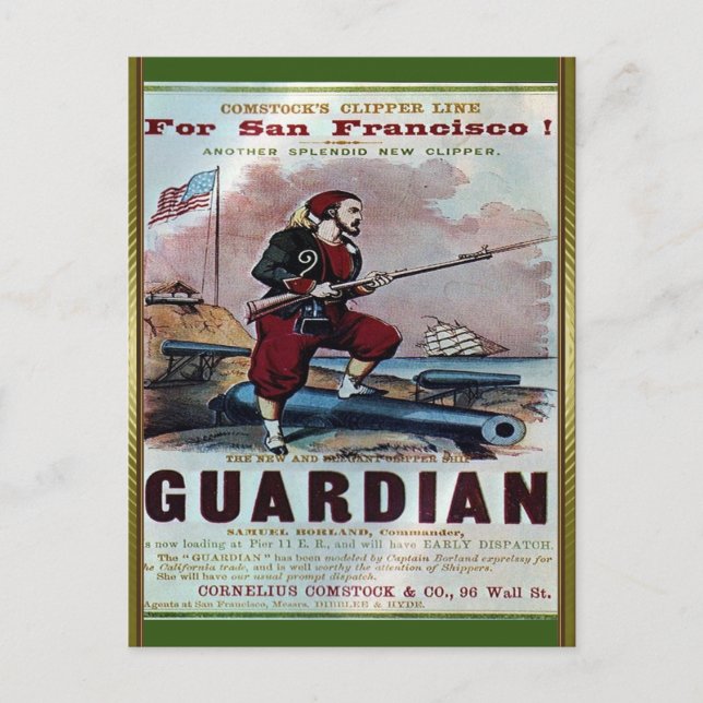 Guardian Clipper Sailing  Postcard (Front)