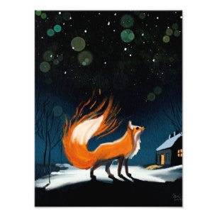 Guardian Fox Photo Print
