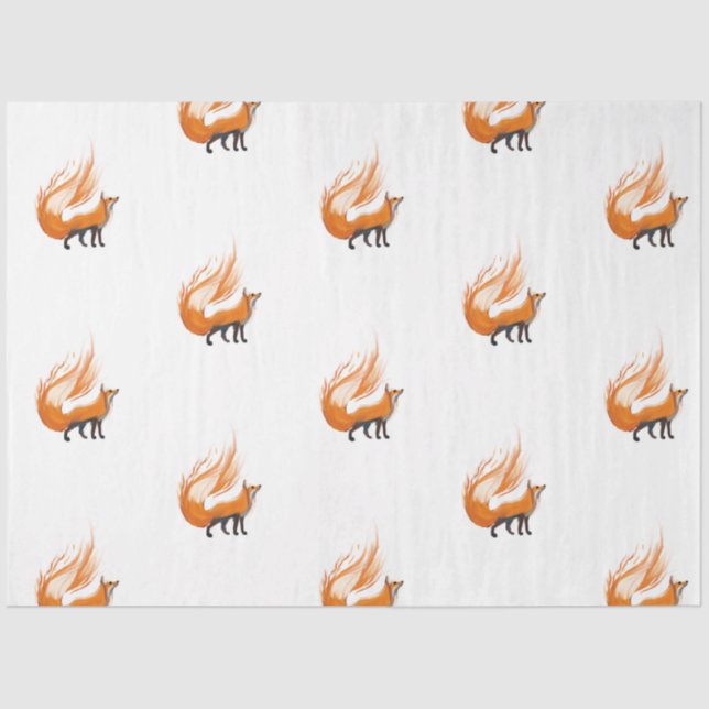 Guardian Fox Tissue Paper (Front)