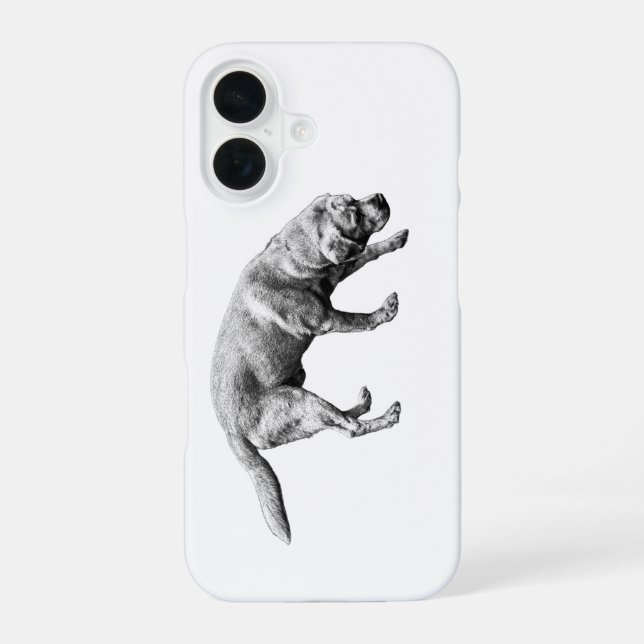 Guardian in Ink iPhone 16 Case (Back)