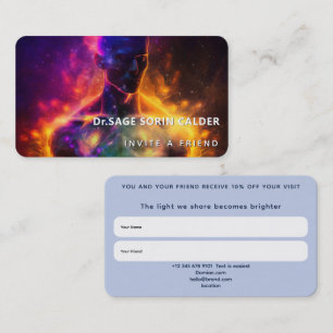 Guardian of Peace   Luminous Human Business Card