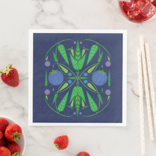 Guardian Of The Blueberries Paper Napkins