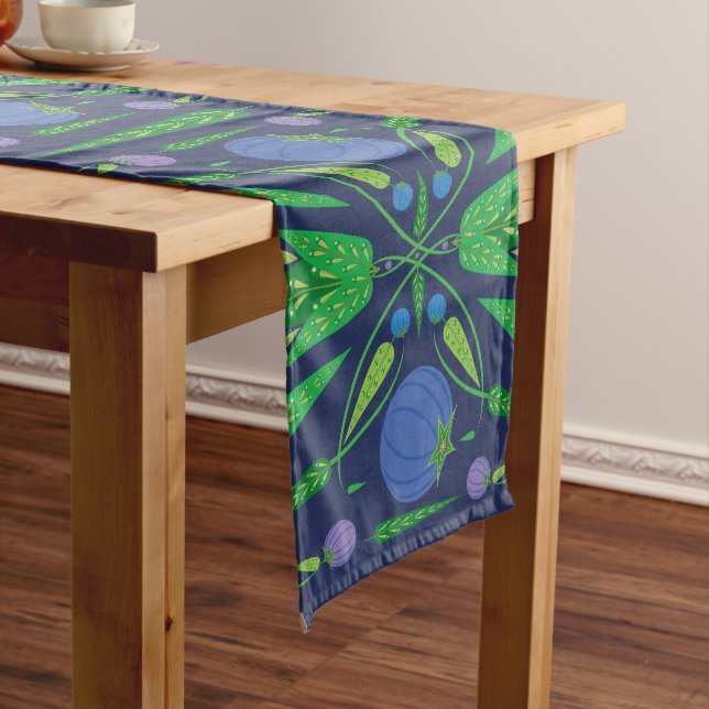 Guardian Of The Blueberries Table Runner (3 Sizes) (In Situ)