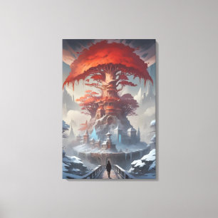 Guardian of The Castle Tree Canvas Print