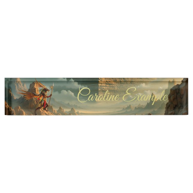 Guardian of the Celestial Gate – Anubis  Nameplate (Front)