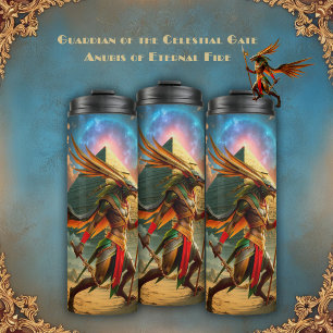 Guardian of the Celestial Gate – Anubis  Thermal Tumbler