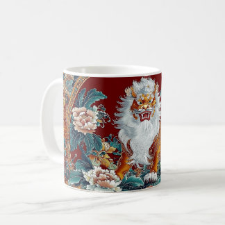 Guardian of the Crimson Bloom Coffee Mug