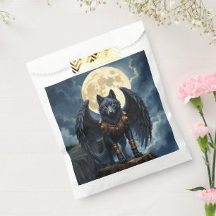 Guardian of the Moon – The Black Winged Wolf Favour Bags