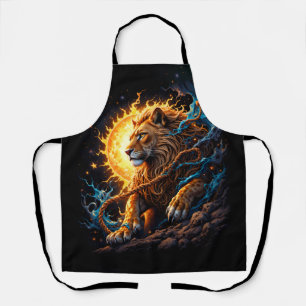 Guardian of the Solar Threshold – Lion of Balance  Apron